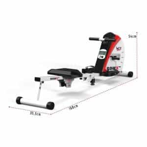 Dimensions du rameur d'intérieur Body Tunner de We R Sports