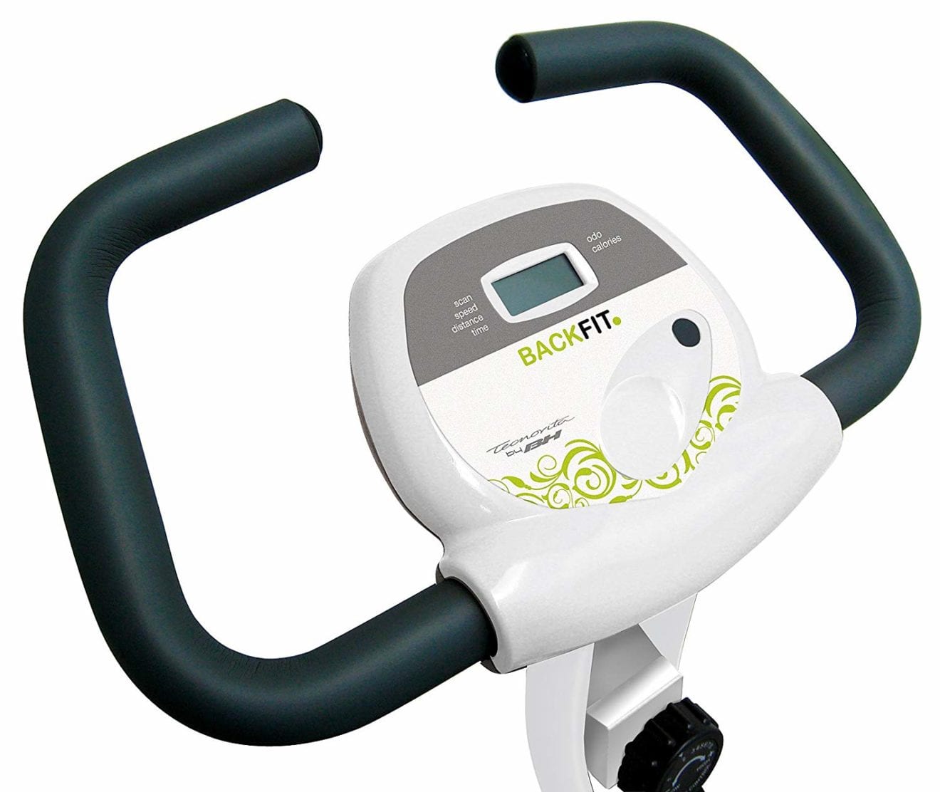Tecnovita BH Back Fit YF91 – Vélo D’appartement Pliable, Frein Magnétique, Volant 5 Kg, Selle Dossier Réglable