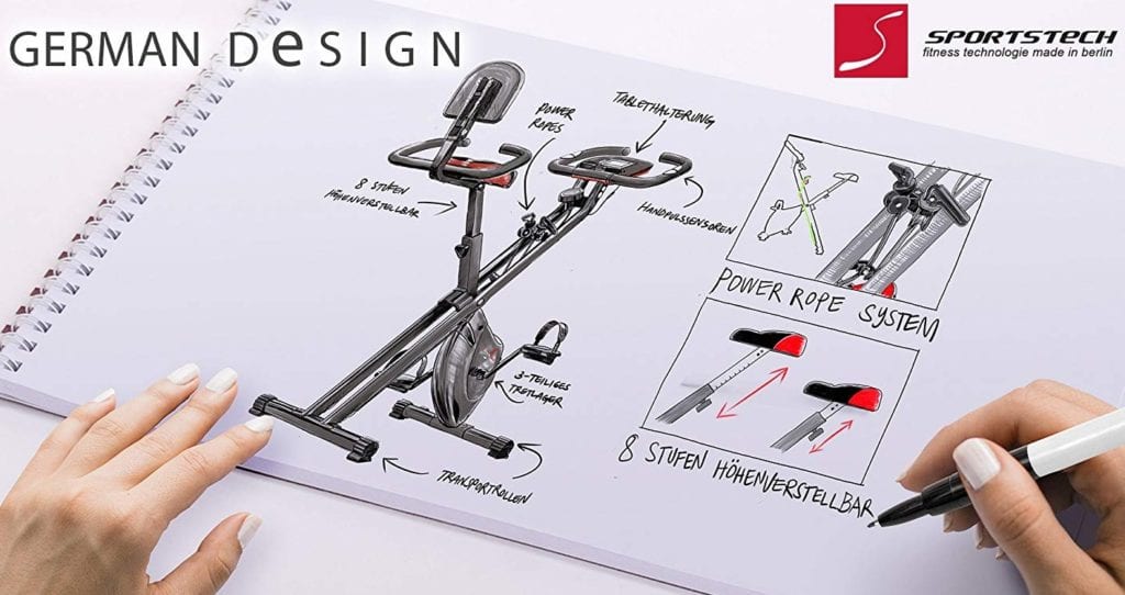 Conception du vélo de fitness F-Bike X100