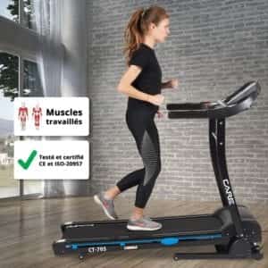 Ensemble Du Tapis De Course Pliable Care Fitness CT-705