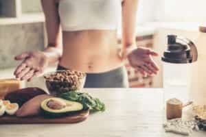 Woman Cooking Healthy Food