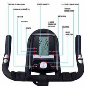 Moniteur Du Vélo De Spinning Sportstech Sx400